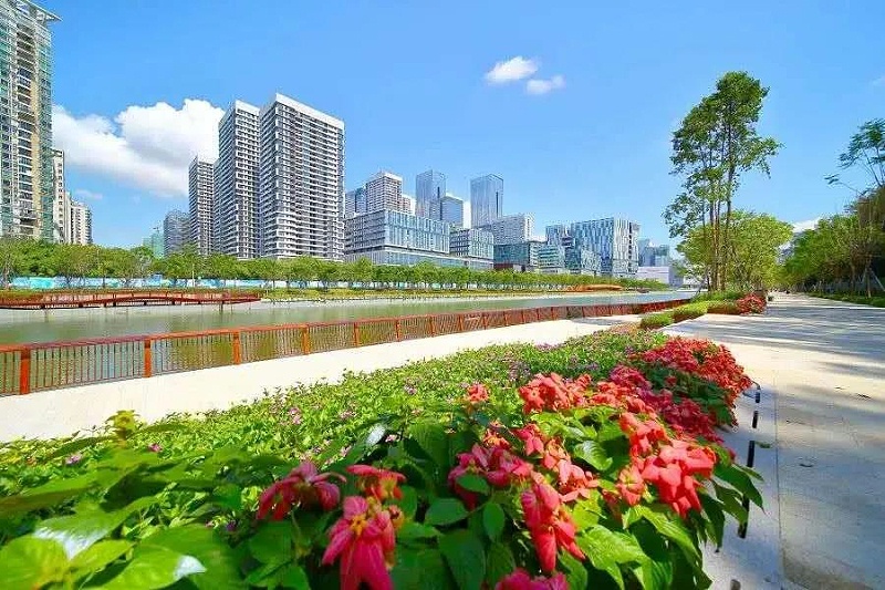 深圳美麗的城市街道-玉龍環保
