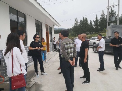 貴州省生態(tài)環(huán)境廳等領(lǐng)導到玉龍環(huán)保思南縣城鄉生活垃圾收運項目考察