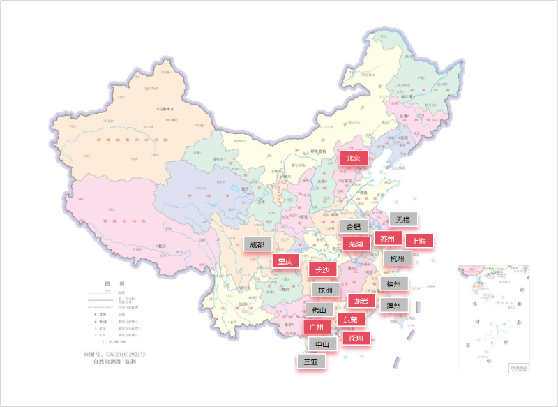 玉龍環(huán)保：2023年跨省拿單20強城市分布圖